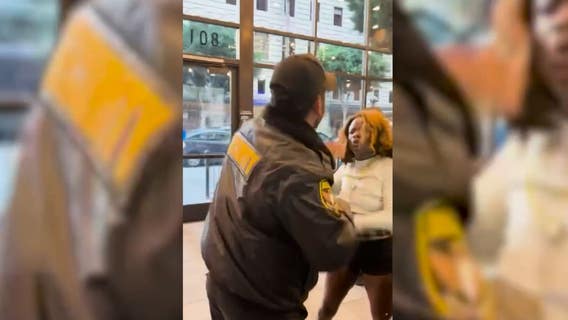 Video shows Taco Bell security guard slapping woman at DTLA Cantina