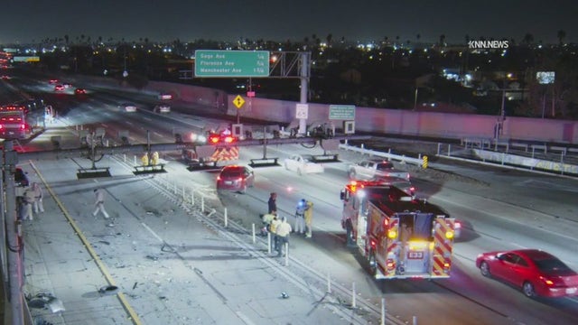 3-car crash on 110 Freeway leaves 1 dead