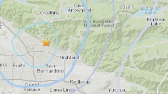 Back-to-back earthquakes strike San Bernardino County