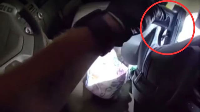 Diaper bag with loaded gun inside recovered during traffic stop in Hermosa Beach; 2 arrested