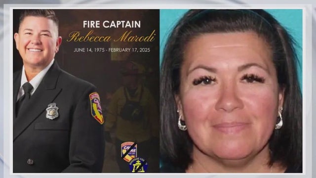 Manhunt underway after wife named as suspect in SoCal fire captain's brutal stabbing death