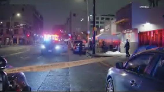Homeless man shot dead in downtown LA