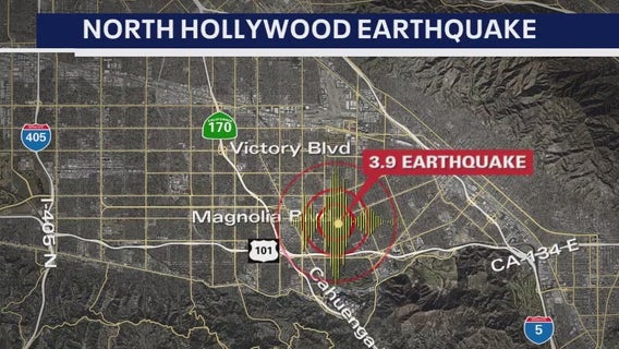 Los Angeles earthquake rattles North Hollywood on Oscar Sunday