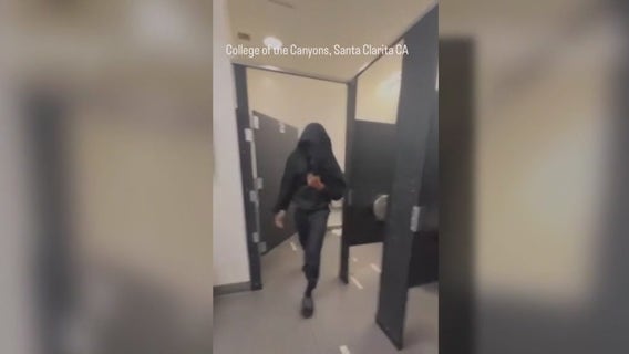 Peeper caught on camera in College of the Canyons bathroom