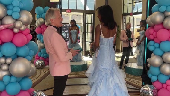 Local students, including Eaton Fire victims, gifted prom dresses, tux rentals