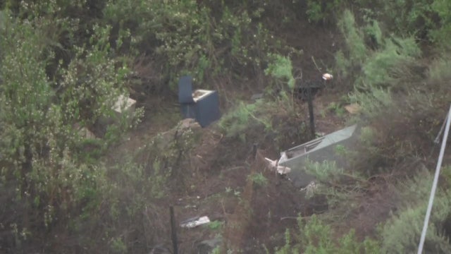 Stolen safes filled with passports, wedding album found dumped on side of Simi Valley road