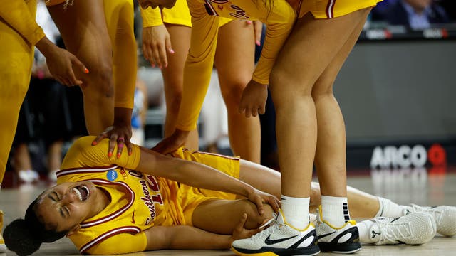 USC star JuJu Watkins suffers season-ending knee injury as Trojans advance to Sweet 16