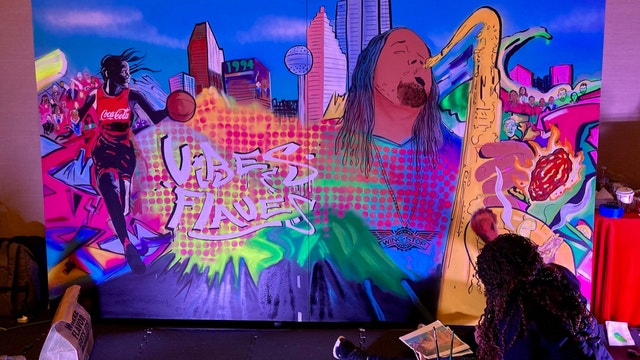 Artist preserves LA's party scene in paint