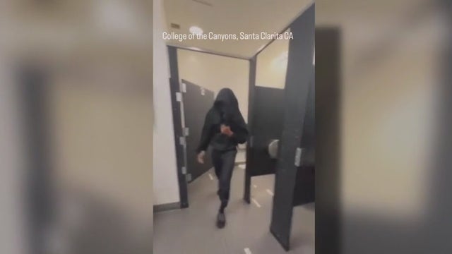 Peeper caught on camera in College of the Canyons bathroom
