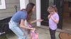 Girl who lost home in Palisades fire meets favorite author