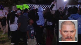 Vigil turns violent outside Santa Ana home believed to be connected to alleged cat serial killer