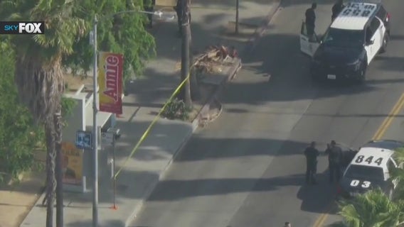 3 shot at South LA bus stop