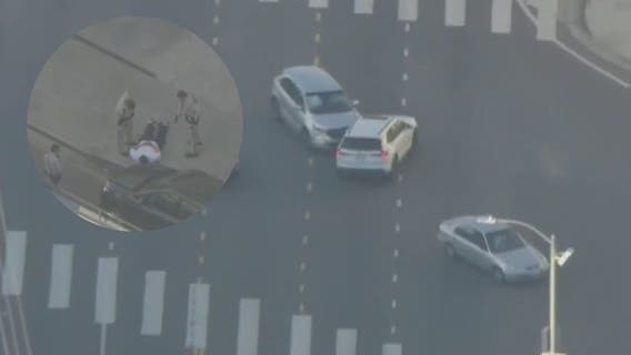 Pursuit suspect in stolen car arrested in Echo Park