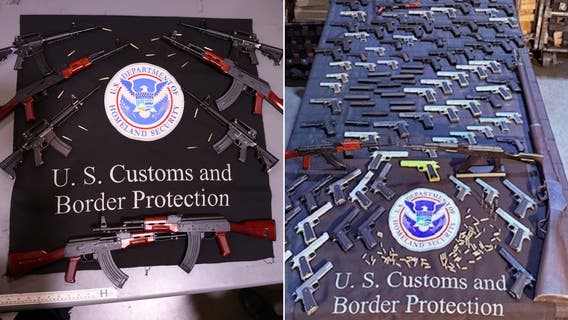 Over 1,000 replica firearms, suppressors, seized at LAX