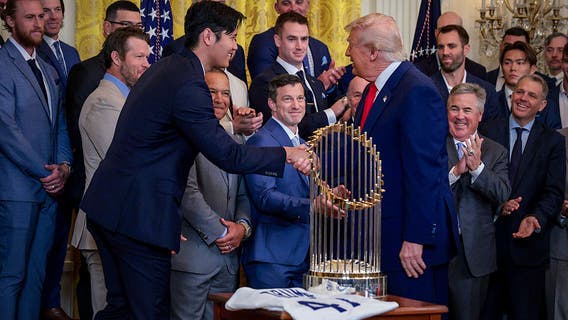 Dodgers at the White House: Here's what Trump had to say about Ohtani