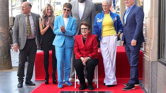 Billie Jean King receives star on Hollywood Walk of Fame