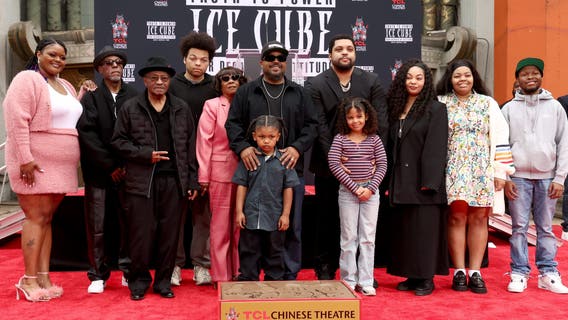 Ice Cube honored at TCL Chinese Theatre in Hollywood