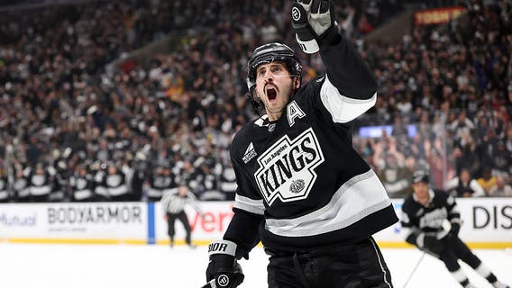 LA Kings avoid Game 1 collapse to Oilers with last-minute winner to take 1-0 series lead