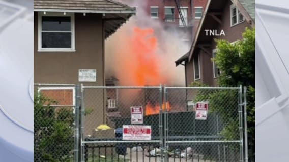 Hollywood residents concerned over fires after squatters take over building