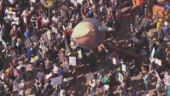 'Hands Off!' protests against Trump policies, tariffs across Southern California