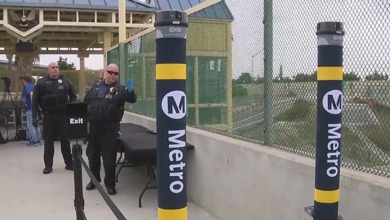 LA Metro unveils new weapons screening technology at Norwalk station