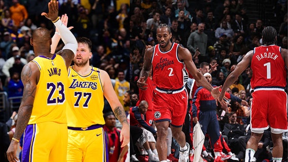 NBA playoff picture: Here's where the Lakers and Clippers currently stand