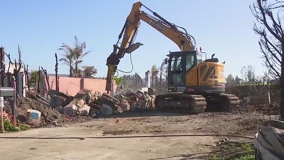 Rebuilding underway in Palisades Fire zone