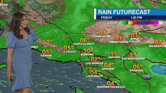 Los Angeles rain: Potential for afternoon showers enters forecast ahead of Easter Sunday