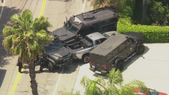 LA woman taken into custody following pursuit, hours-long standoff on Coldwater Canyon