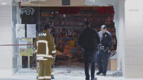 Westchester bookstore badly damaged after fiery crash involving suspected DUI driver