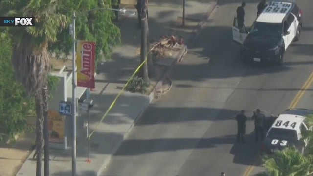 3 shot at South LA bus stop