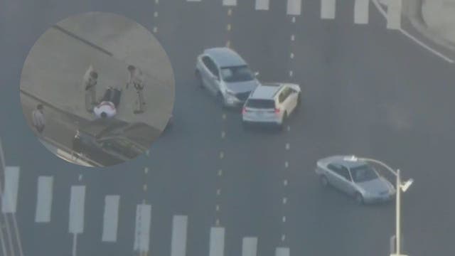 Pursuit suspect in stolen car arrested in Echo Park