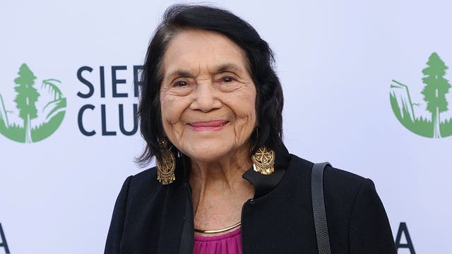 Dolores Huerta, labor leader and civil rights activist, celebrates 95th birthday
