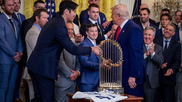Dodgers at the White House: Here's what Trump had to say about Ohtani