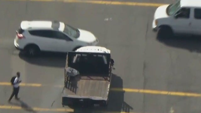 Pursuit suspect charged after crashing into multiple cars, building in Long Beach