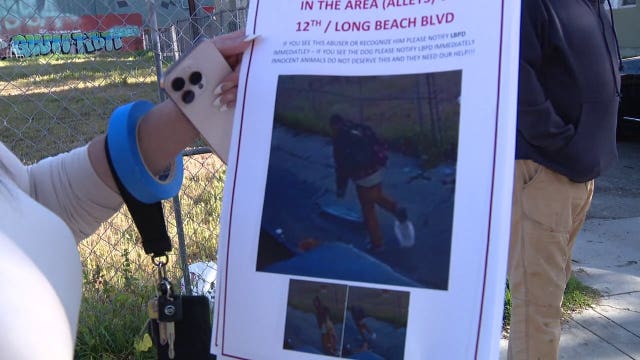 Horrific dog abuse caught on camera in Long Beach