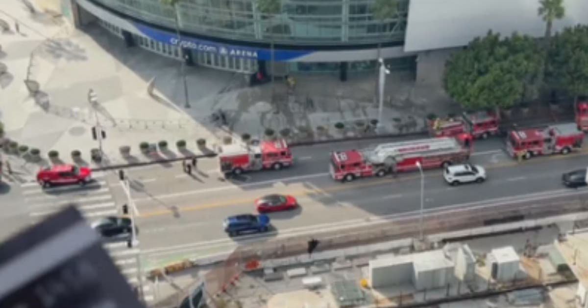 Part of Crypto.com Arena catches fire: LAFD | FOX 11 Los Angeles