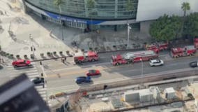 Part of Crypto.com Arena catches fire: LAFD