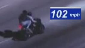 Motorcyclist clocked at 100+ mph in LA police chase
