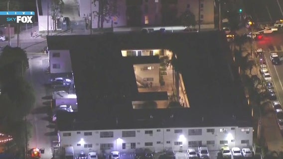 Person allegedly armed with knife shot by LAPD at apartment in Tarzana