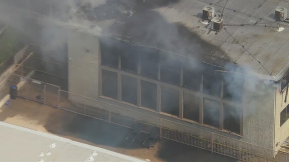 Fire erupts at Covina apartment building; dozens evacuated