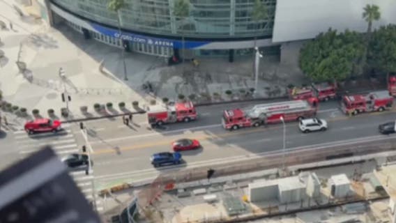 Part of Crypto.com Arena catches fire: LAFD