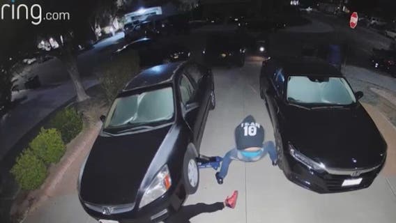 Thieves steal catalytic converter from family's work van in Santa Clarita