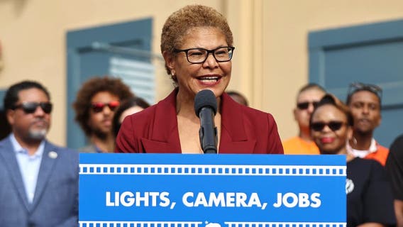 LA Mayor Karen Bass issues executive order to keep jobs in Hollywood