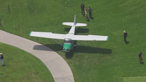 Plane makes emergency landing on Pacific Palisades golf course