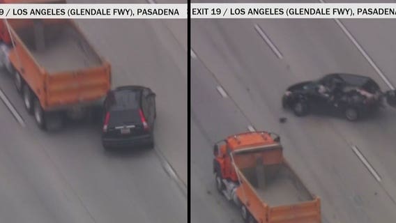 Pursuit ends in deadly crash on 210 Freeway in Pasadena