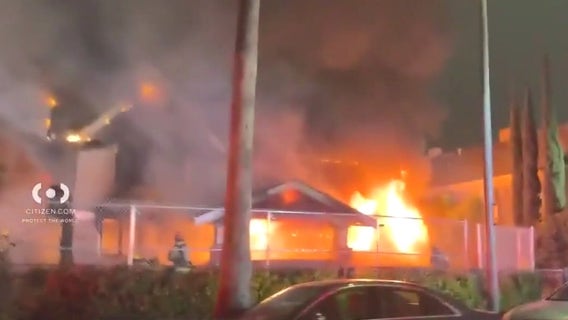 Vacant Hollywood home burns down after string of fires allegedly caused by squatters