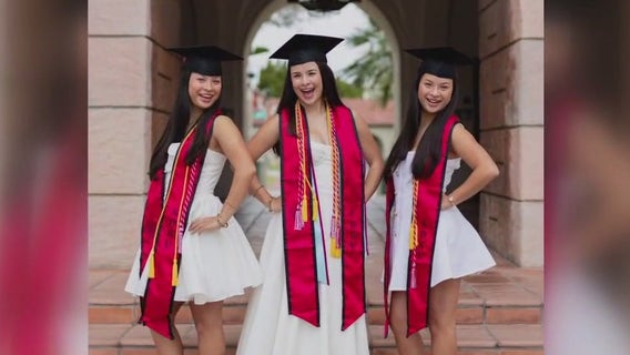 California triplets graduate together, pursue same career at same company