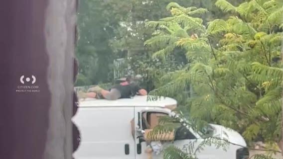 Woodland Hills standoff: Armed pursuit suspect shot by police