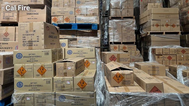 100,000 lbs. of illegal fireworks seized in LA County amid wildfire threats, upcoming holiday weekend